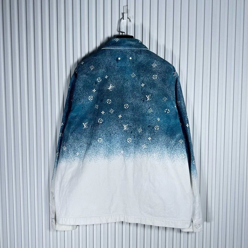 Louis Vuitton Louis Vuitton Blue Denim Jacket-dmc Size US L / EU 52-54 / 3 - 2 Thumbnail