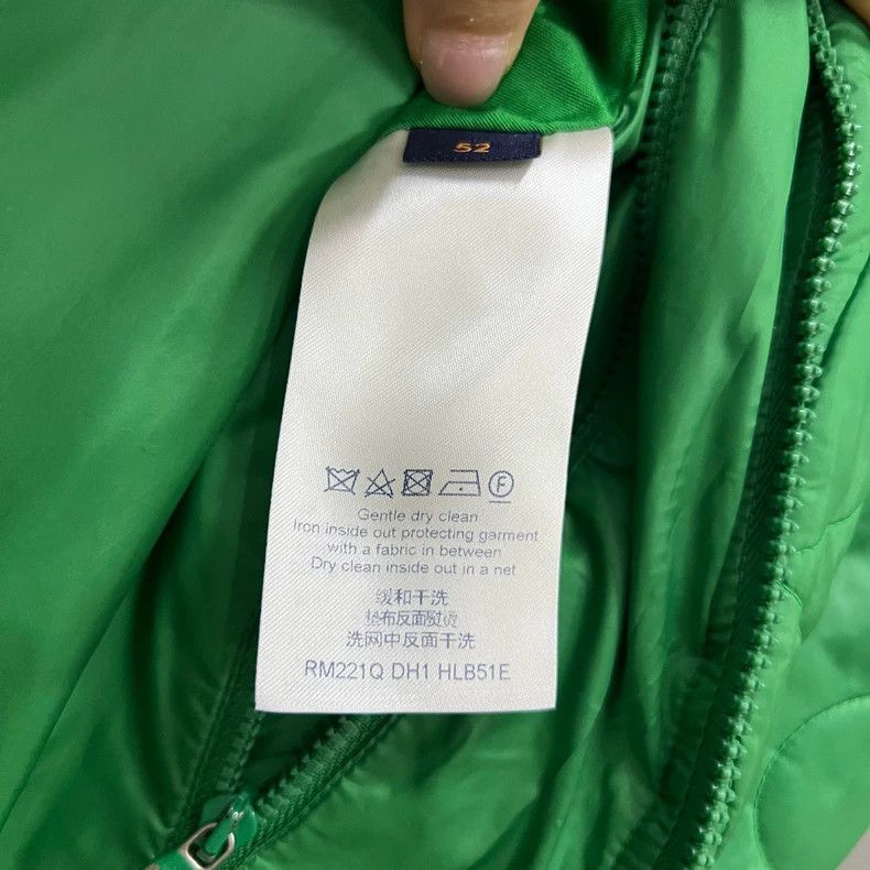 Louis Vuitton Louis Vuitton Green Quilted Zip Jacket-dmc Size US L / EU 52-54 / 3 - 5 Thumbnail