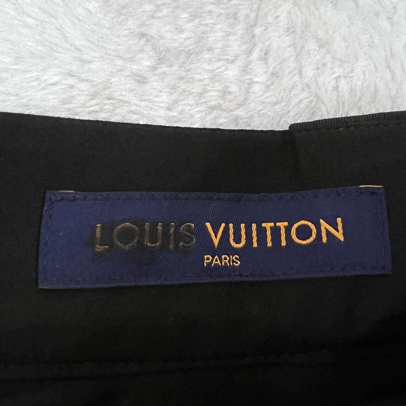 Louis Vuitton Louis Vuitton Black Logo Print Trousers-dmc Size US 31 - 4 Thumbnail