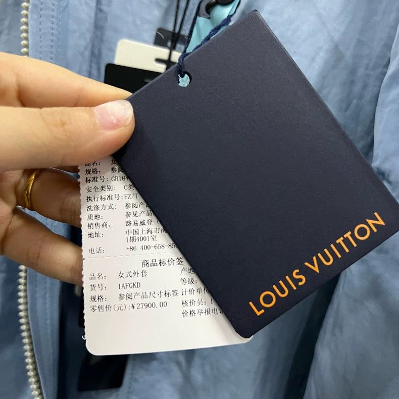 Louis Vuitton Louis Vuitton Ice Blue Hooded Jacket-dmc Size US XS / EU 42 / 0 - 6 Thumbnail