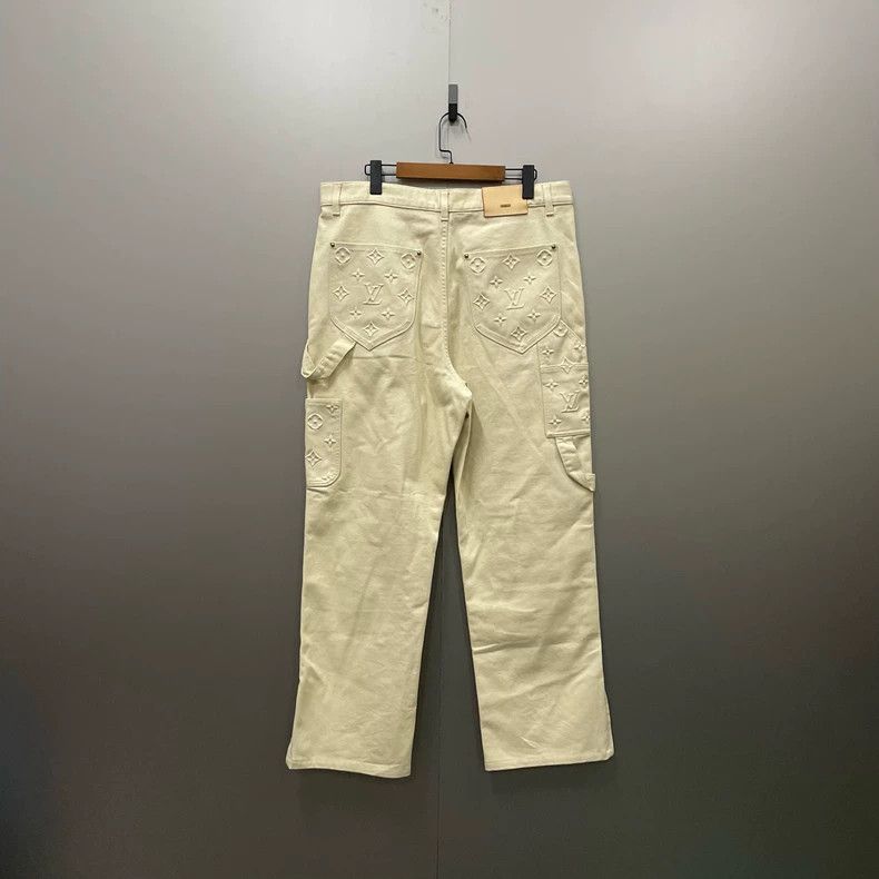 Louis Vuitton Louis Vuitton Embossed Patchwork Lumber Pants-dmc Size US 34 / EU 50 - 3 Thumbnail