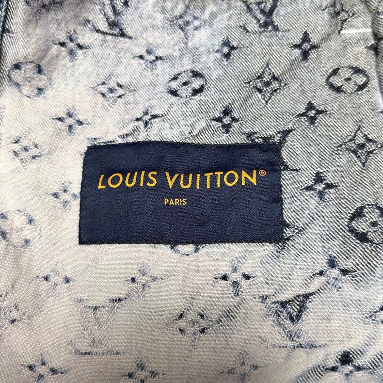 Louis Vuitton Louis Vuitton Distressed Tassel Denim Jacket-dmc Size US L / EU 52-54 / 3 - 3 Thumbnail