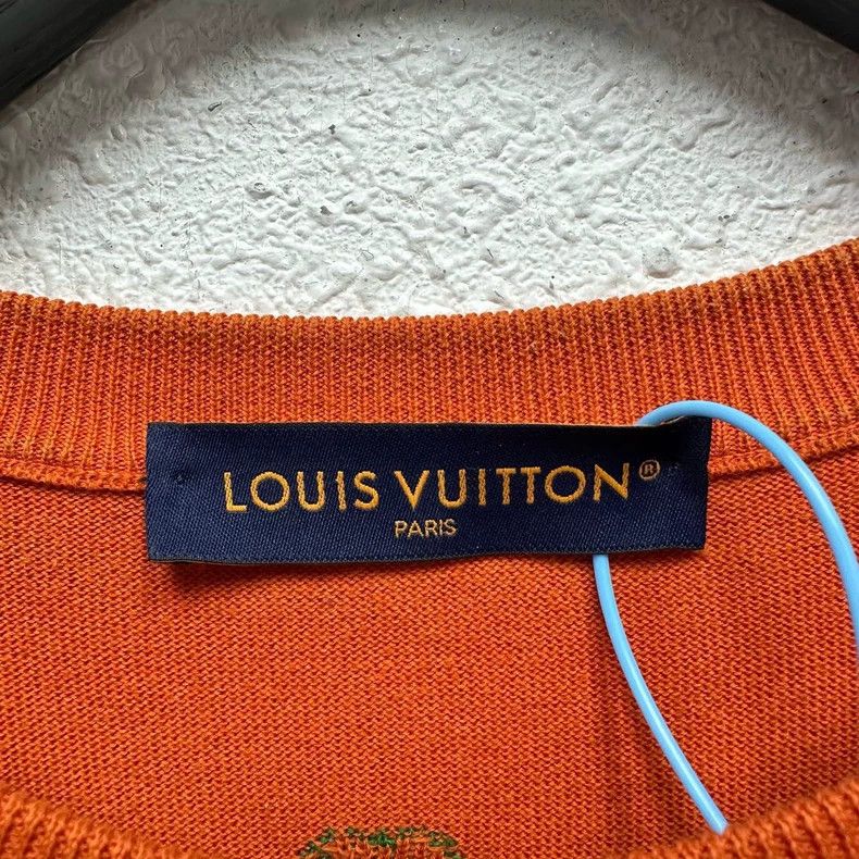 Louis Vuitton Louis Vuitton Palm Tree Knit Short Sleeve-dmc Size US XXL / EU 58 / 5 - 3 Thumbnail