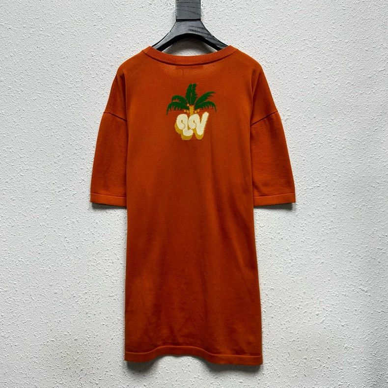 Louis Vuitton Louis Vuitton Palm Tree Knit Short Sleeve-dmc Size US XXL / EU 58 / 5 - 2 Thumbnail