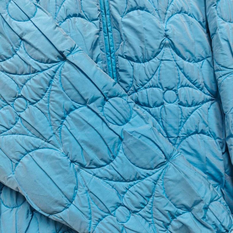 Louis Vuitton Louis Vuitton Blue Quilted Puffer Jacket-dmc Size US L / EU 52-54 / 3 - 3 Thumbnail