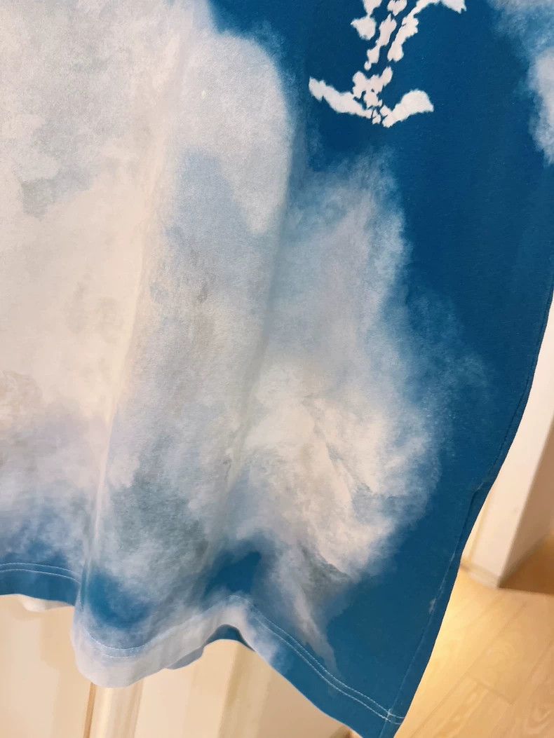 Louis Vuitton Louis Vuitton Cloud Print Short Sleeve Tee-dmc Size US XS / EU 42 / 0 - 4 Thumbnail