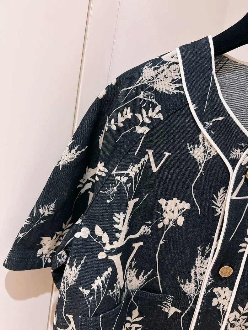 Louis Vuitton Louis Vuitton Denim Baseball Jacket Size S-dmc Size US S / EU 44-46 / 1 - 3 Thumbnail