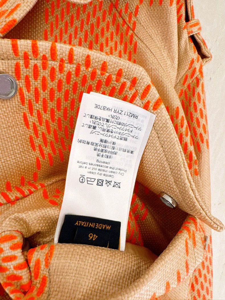 Louis Vuitton Louis Vuitton Orange Checkered Jacket-dmc Size US L / EU 52-54 / 3 - 9 Thumbnail