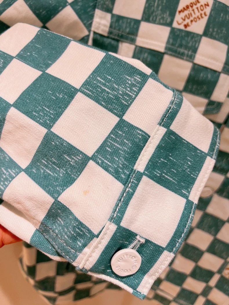 Louis Vuitton Louis Vuitton Checkered Denim Jacket-dmc Size US L / EU 52-54 / 3 - 5 Thumbnail