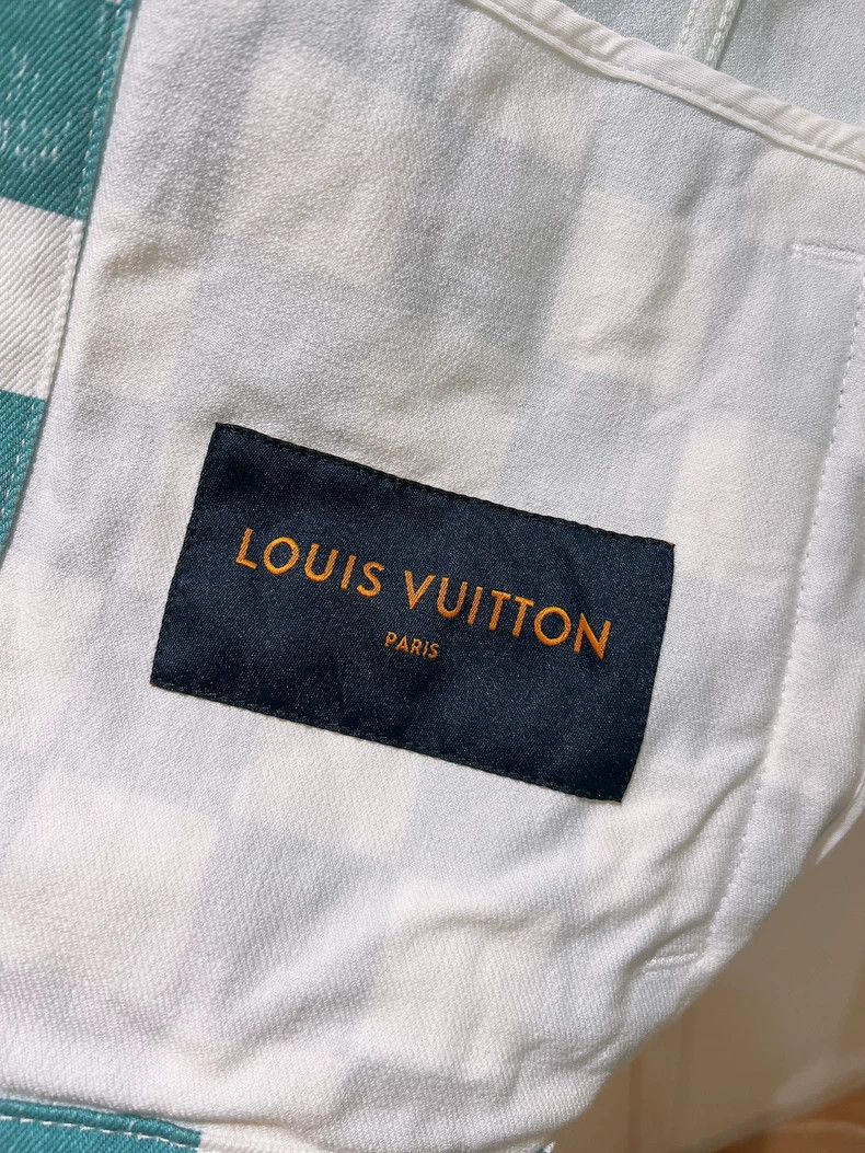 Louis Vuitton Louis Vuitton Checkered Denim Jacket-dmc Size US L / EU 52-54 / 3 - 8 Thumbnail