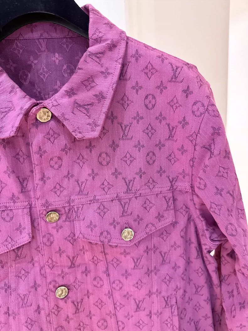 Louis Vuitton Louis Vuitton Classic Denim Jacket-dmc Size US L / EU 52-54 / 3 - 3 Thumbnail