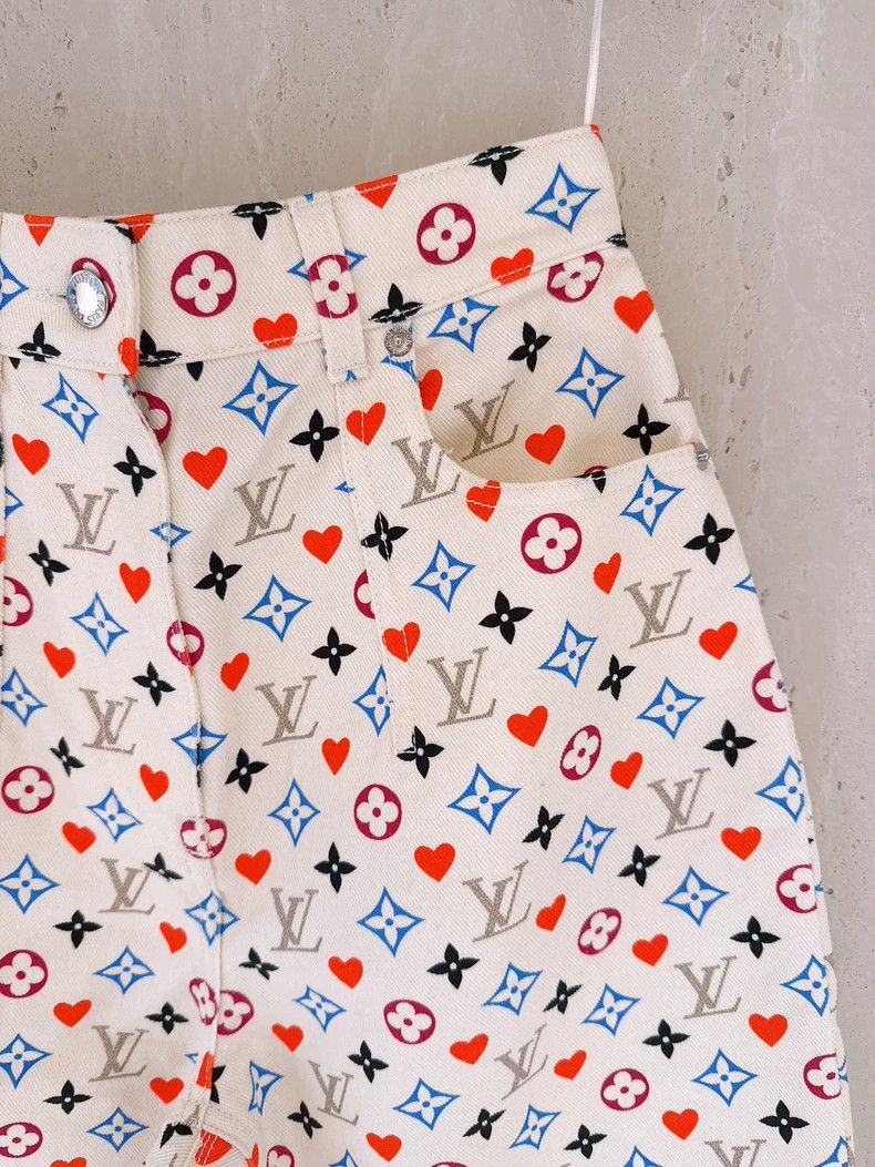 Louis Vuitton Louis Vuitton Logo Printed Denim Pants-dmc Size US 34 / EU 50 - 3 Thumbnail