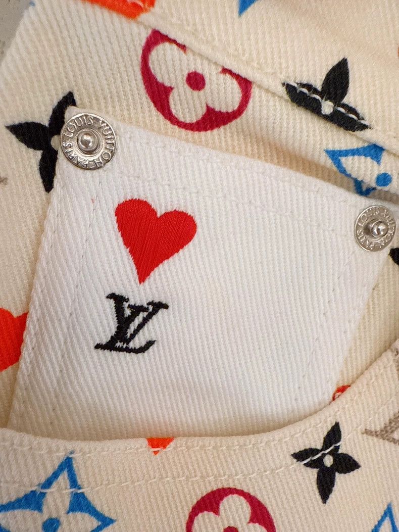 Louis Vuitton Louis Vuitton Logo Printed Denim Pants-dmc Size US 34 / EU 50 - 6 Thumbnail