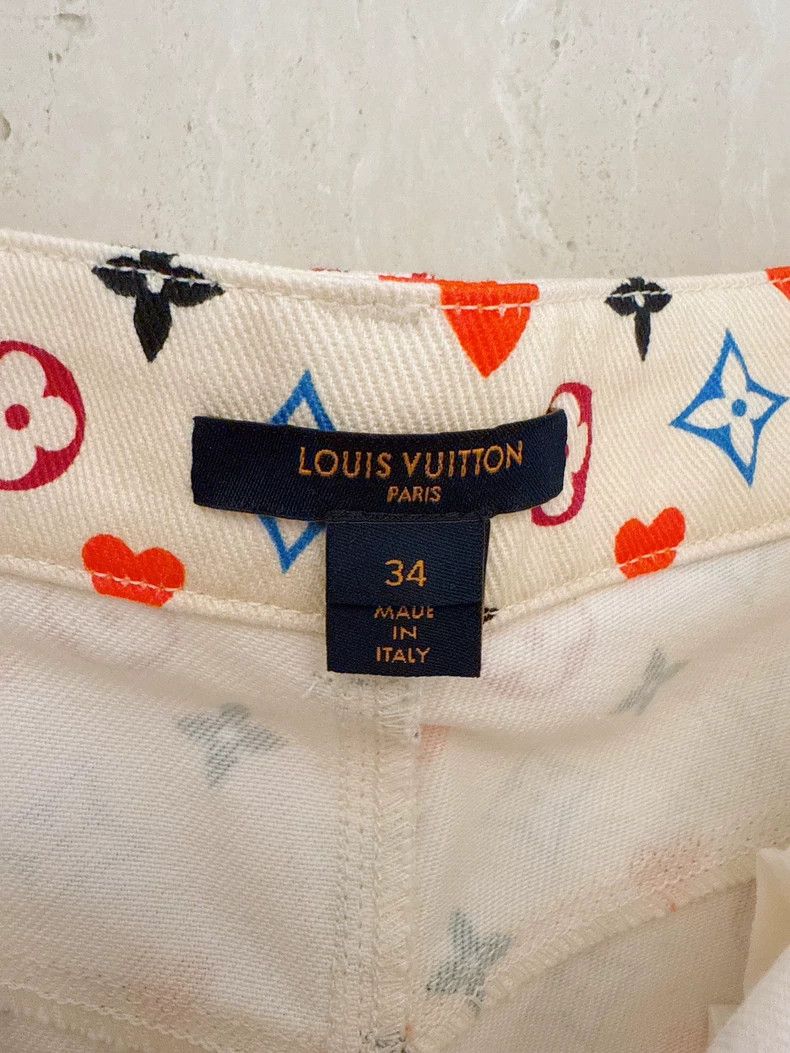 Louis Vuitton Louis Vuitton Logo Printed Denim Pants-dmc Size US 34 / EU 50 - 8 Thumbnail
