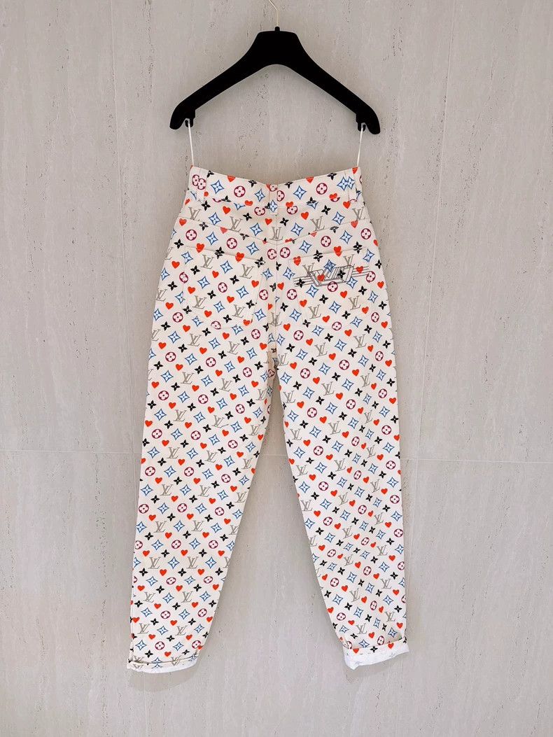 Louis Vuitton Louis Vuitton Logo Printed Denim Pants-dmc Size US 34 / EU 50 - 2 Thumbnail