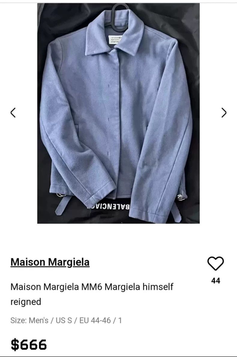 Maison Margiela Vintage MM6 Maison Margiela Wool Blend Jacket-dmc Size US M / EU 48-50 / 2 - 7 Thumbnail