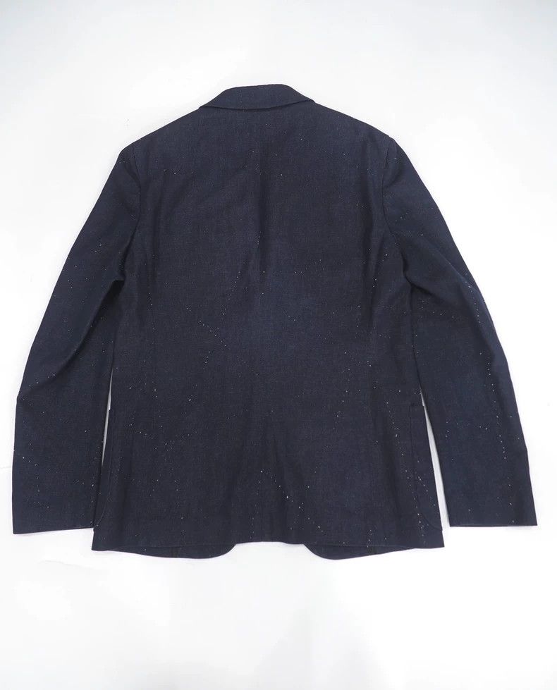 Fendi Fendi Dark Blue Embroidered Suit Jacket-dmc Size US L / EU 52-54 / 3 - 2 Thumbnail