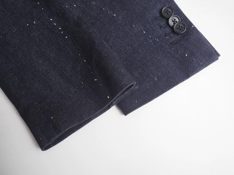 Fendi Fendi Dark Blue Embroidered Suit Jacket-dmc Size US L / EU 52-54 / 3 - 6 Thumbnail