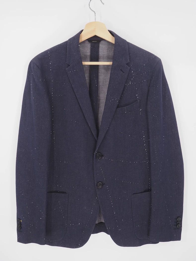 Fendi Fendi Dark Blue Embroidered Suit Jacket-dmc Size US L / EU 52-54 / 3 - 3 Thumbnail