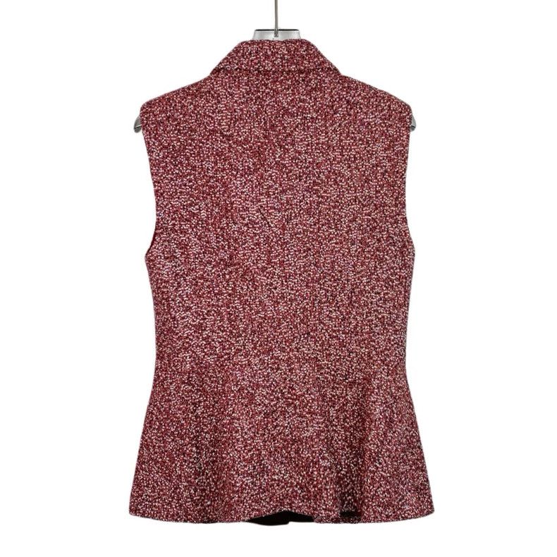 Chanel Red Sequin Sleeveless Vest Jacket-dmc Size US XS / EU 42 / 0 - 2 Thumbnail