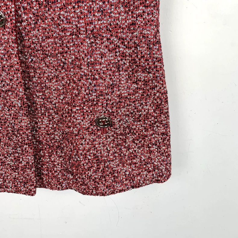 Chanel Red Sequin Sleeveless Vest Jacket-dmc Size US XS / EU 42 / 0 - 4 Thumbnail