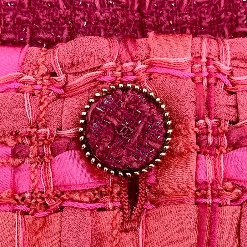 Chanel Red Wool Blend Zipper Jacket by Chanel-dmc Size US S / EU 44-46 / 1 - 5 Thumbnail