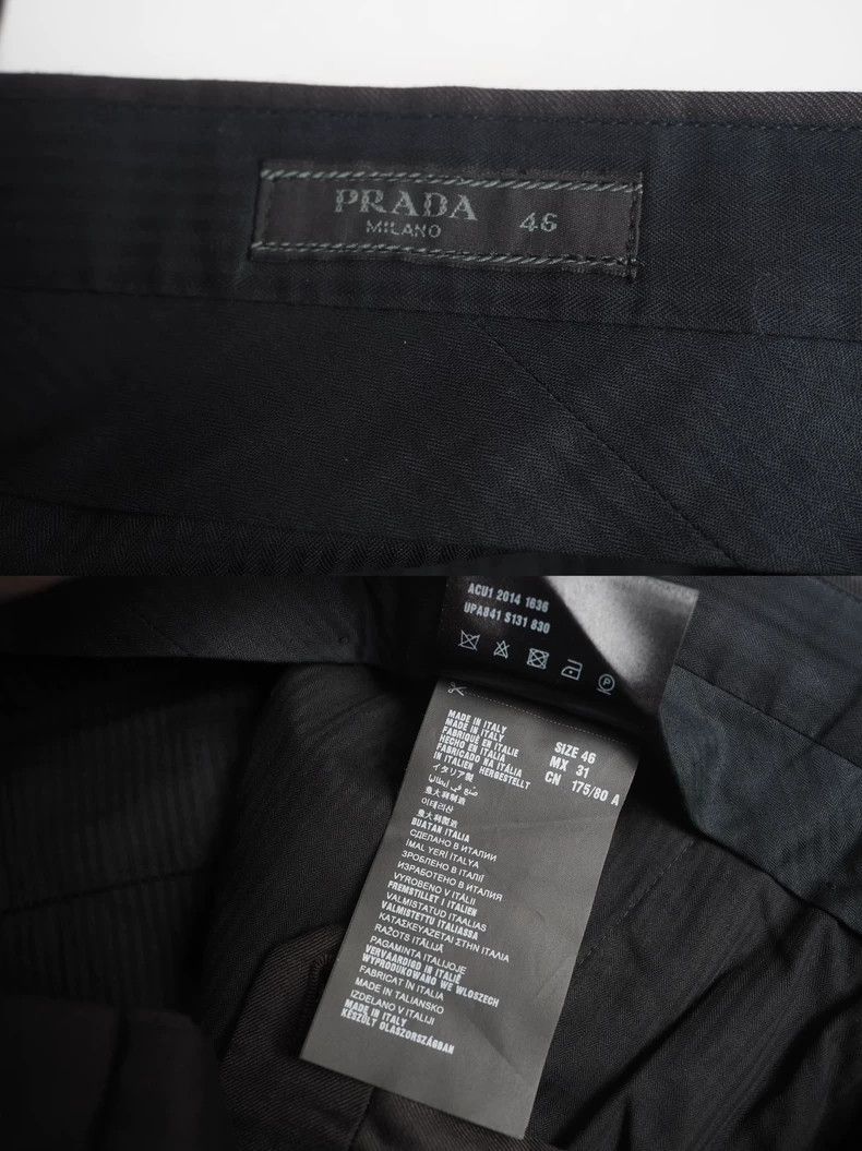 Prada Prada Slim Fit Wool Trousers 2014-dmc Size US 34 / EU 50 - 7 Thumbnail