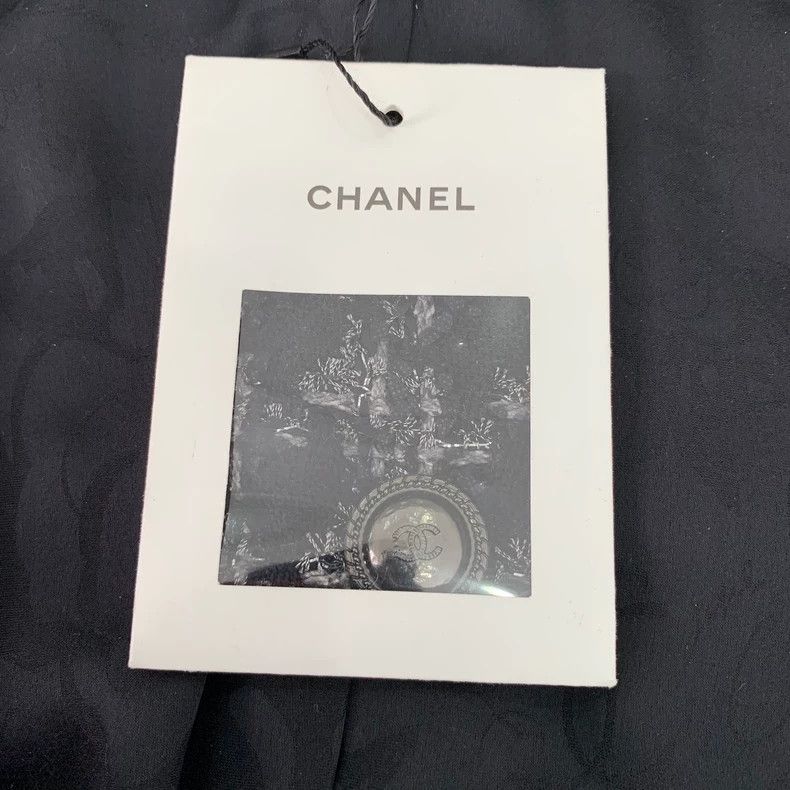 Chanel Chanel Black Houndstooth Wool Blazer-dmc Size US XXS / EU 40 - 7 Thumbnail