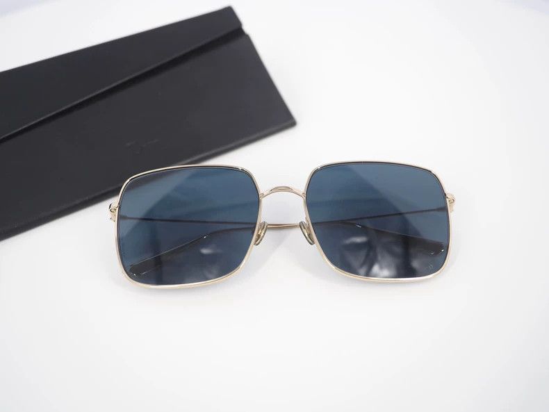 Dior Christian Dior Gold Blue Sunglasses-dmc Size ONE SIZE - 2 Thumbnail
