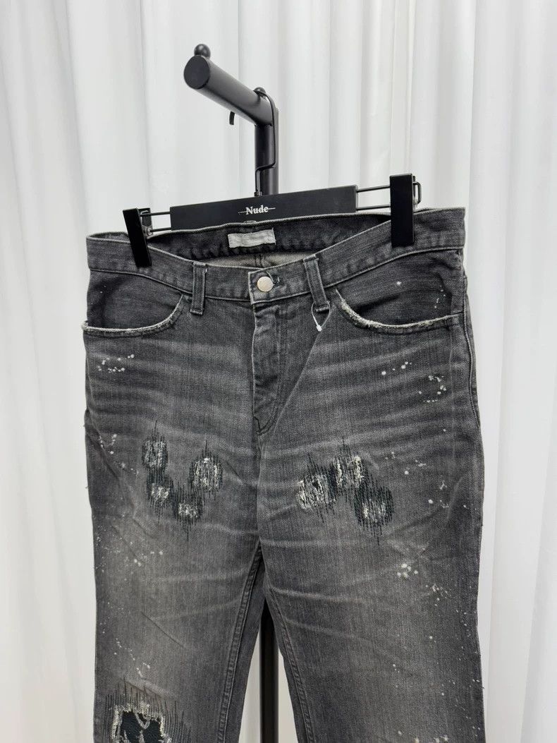 Number (N)ine Rare Number Nine Distressed Denim Pants-dmc Size US 32 / EU 48 - 2 Thumbnail