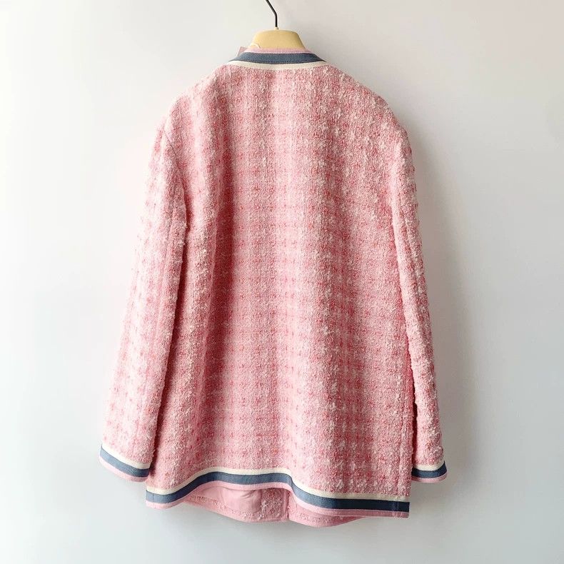 Gucci Pink Checked Gucci Women's Top-dmc Size US M / EU 48-50 / 2 - 2 Thumbnail
