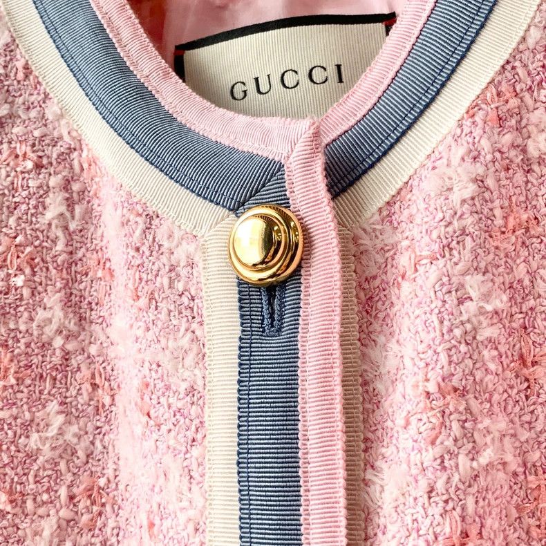 Gucci Pink Checked Gucci Women's Top-dmc Size US M / EU 48-50 / 2 - 4 Thumbnail