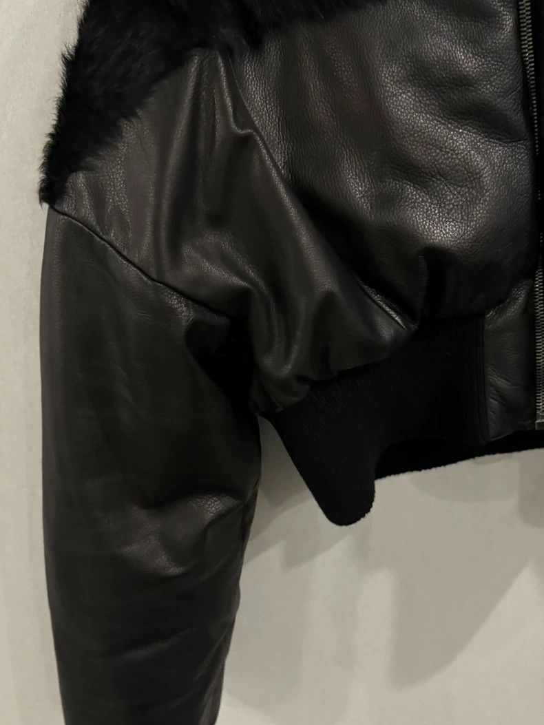 Rick Owens Black Leather Fur Padded Jacket-dmc Size US L / EU 52-54 / 3 - 4 Thumbnail