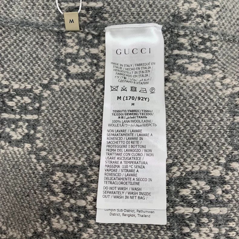 Gucci Grey Logo Knit Cardigan Sweater-dmc Size US M / EU 48-50 / 2 - 7 Thumbnail