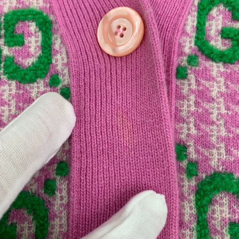 Gucci Gucci Colorful Logo Knit Cardigan-dmc Size US S / EU 44-46 / 1 - 9 Thumbnail