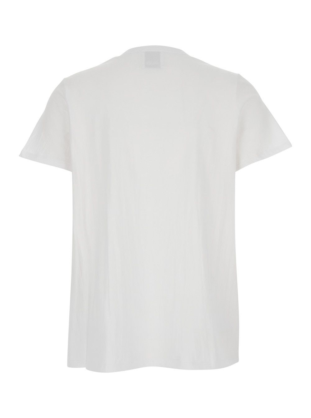 Allude White Crewneck T-Shirt in Cotton Woman Size XS / US 0-2 / IT 36-38 - 2 Thumbnail