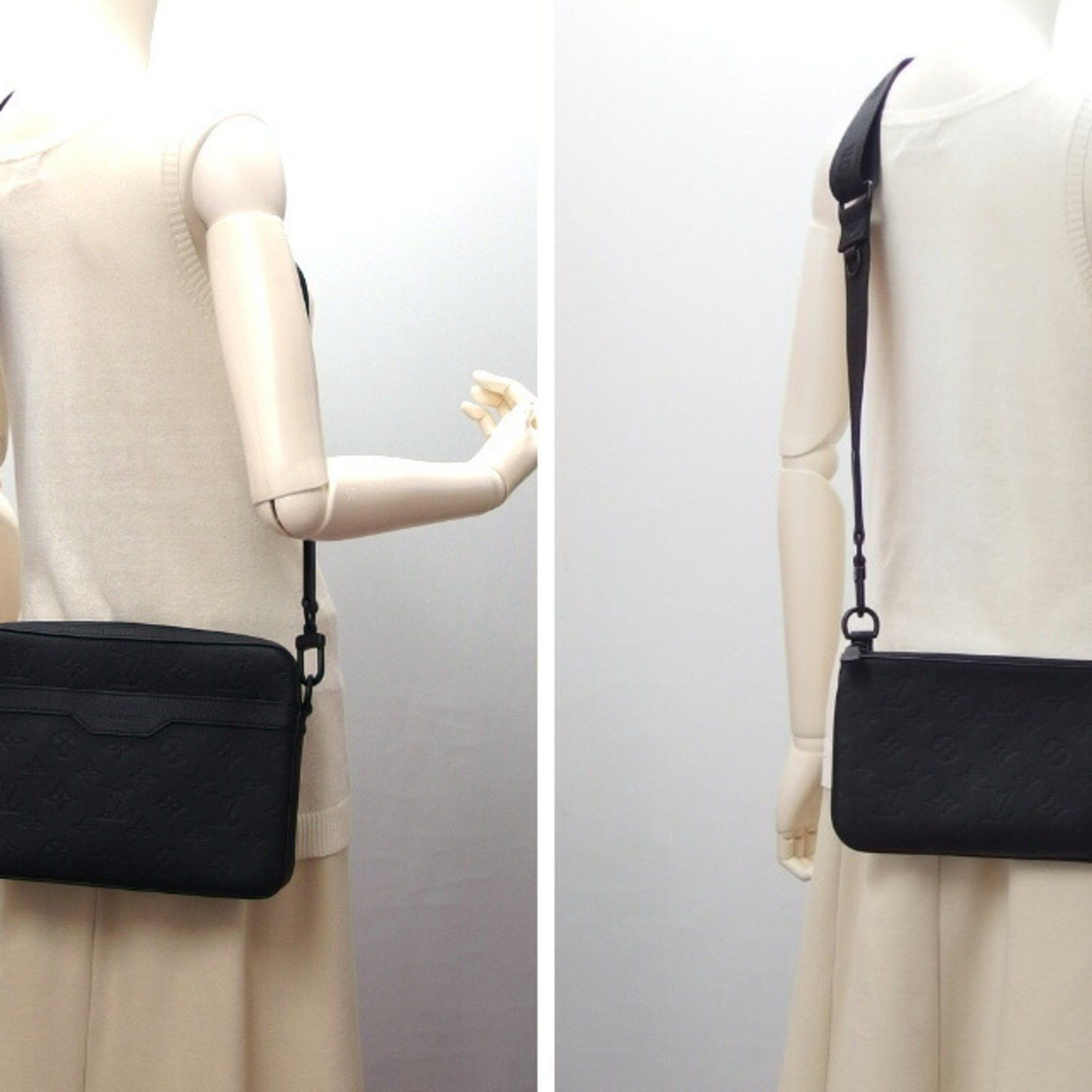 Louis Vuitton Louis Vuitton Monogram Empreinte Trio Black Size ONE SIZE - 3 Thumbnail