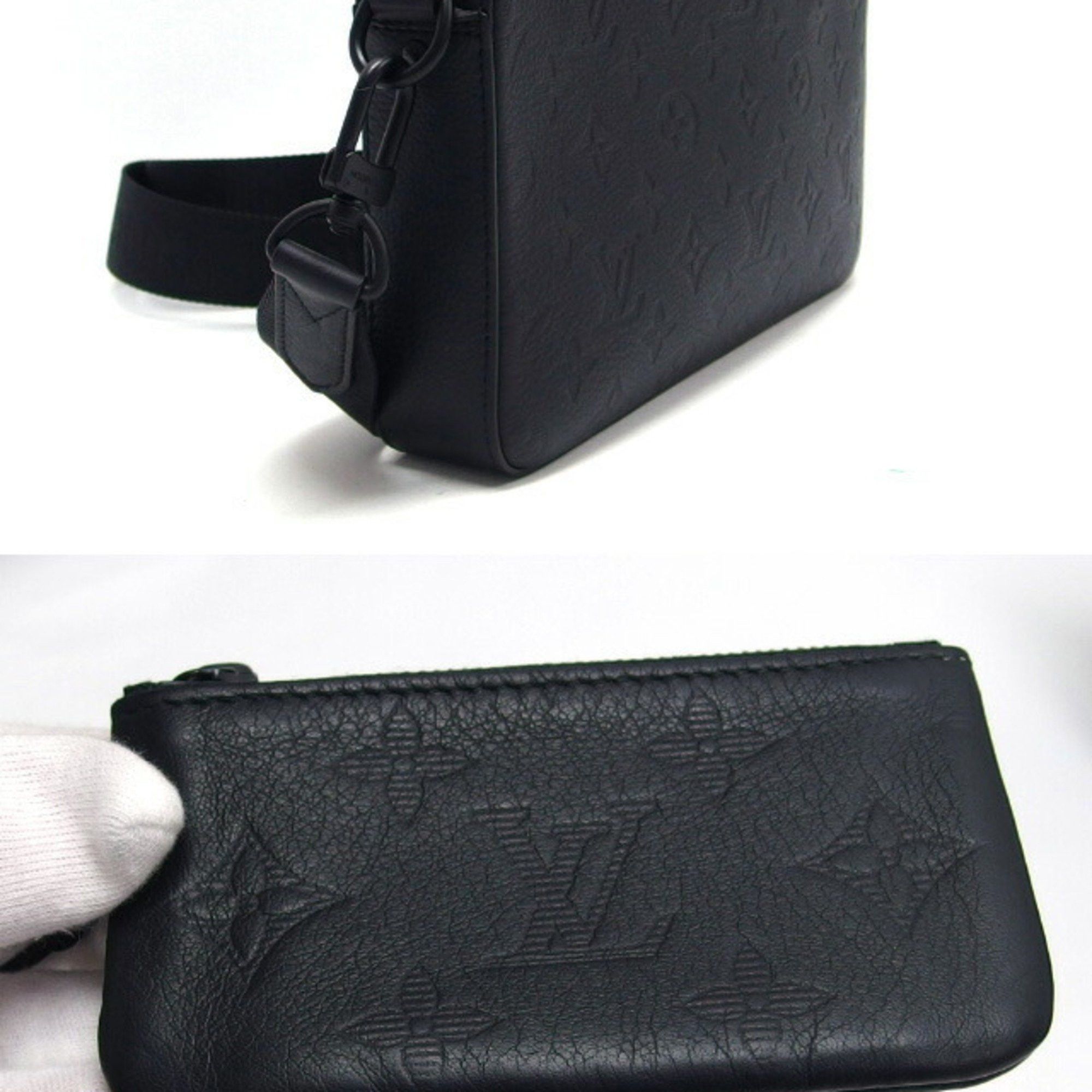 Louis Vuitton Louis Vuitton Monogram Empreinte Trio Black Size ONE SIZE - 6 Thumbnail