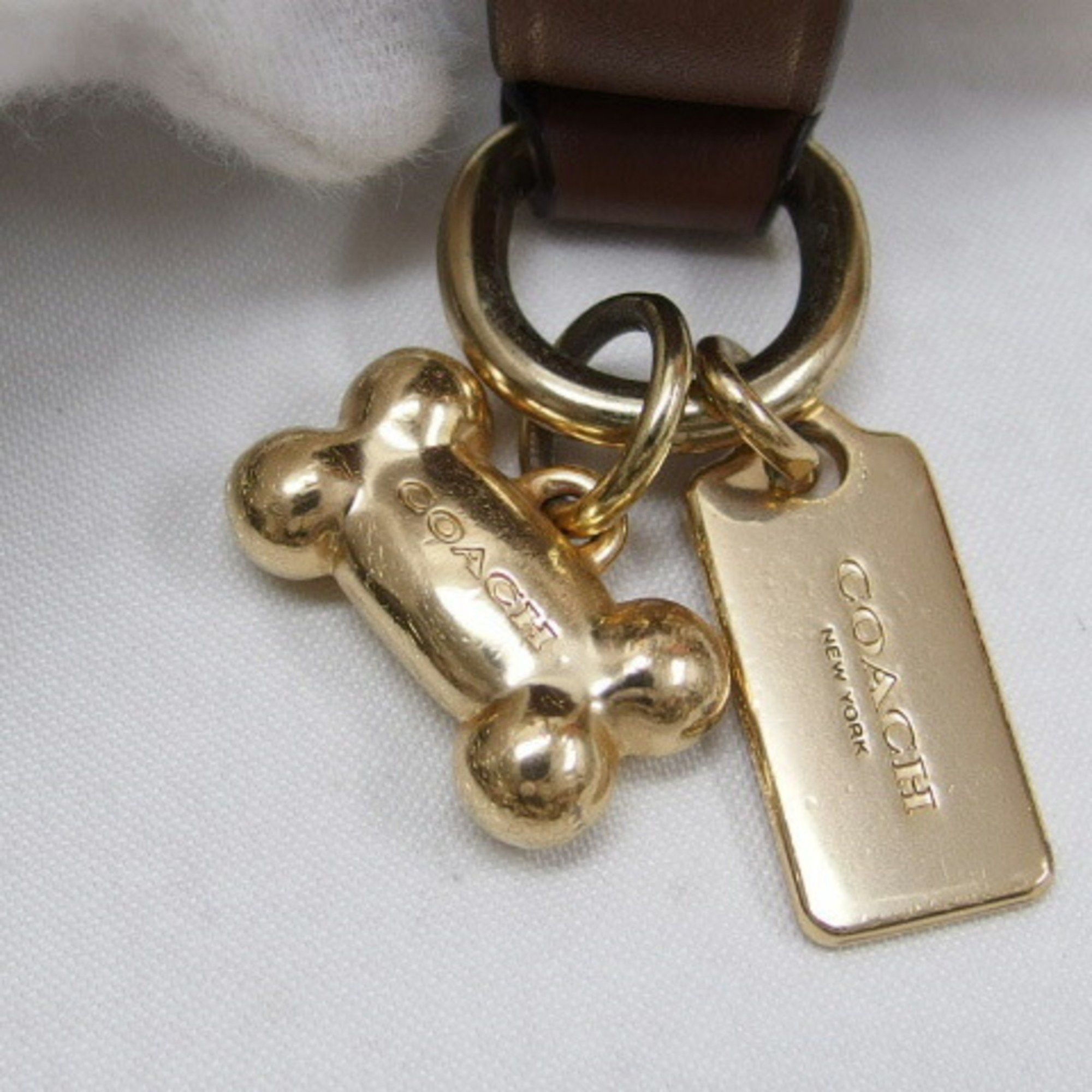 Coach Coach Signature Pet Choker Beige x Brown Size ONE SIZE - 8 Thumbnail
