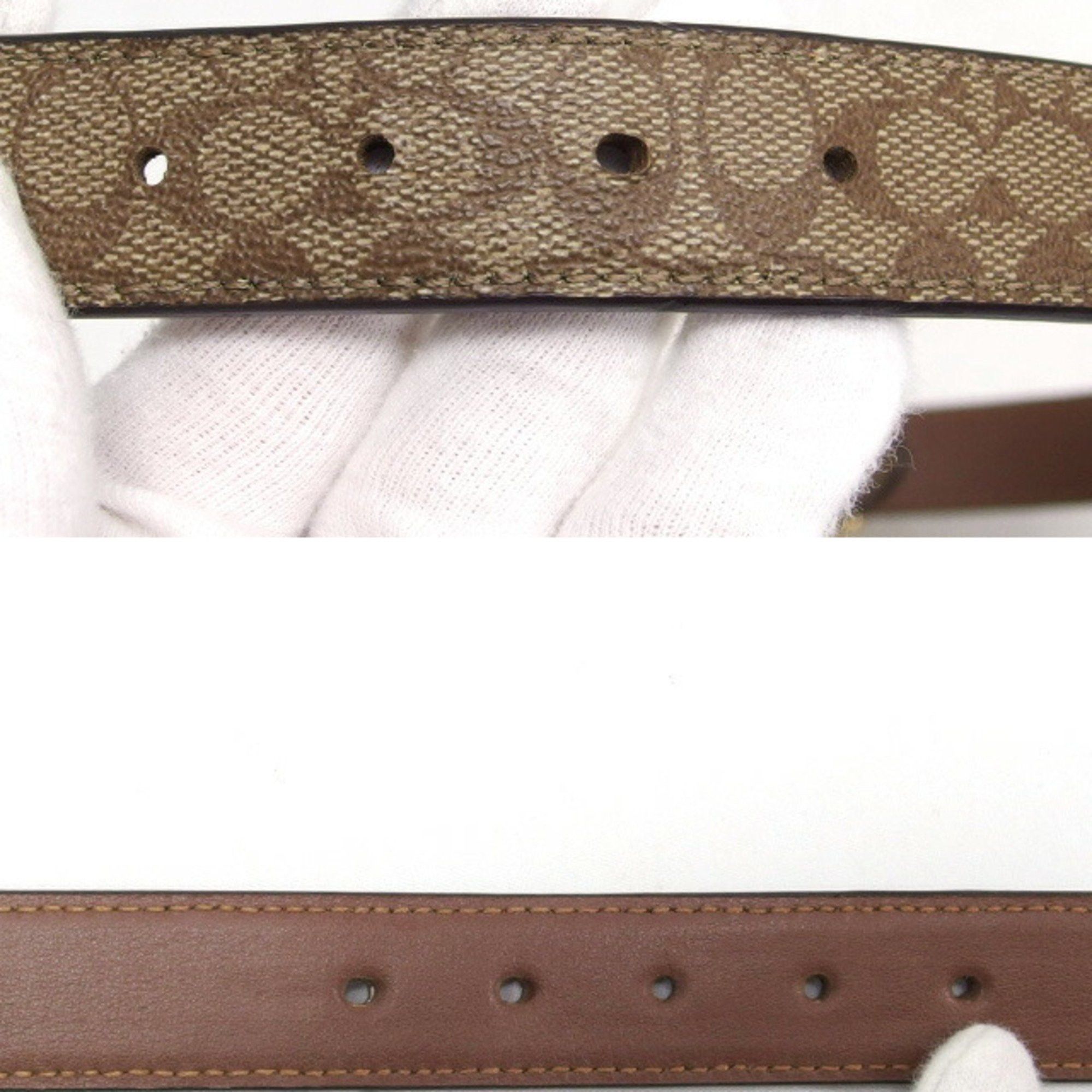 Coach Coach Signature Pet Choker Beige x Brown Size ONE SIZE - 7 Thumbnail