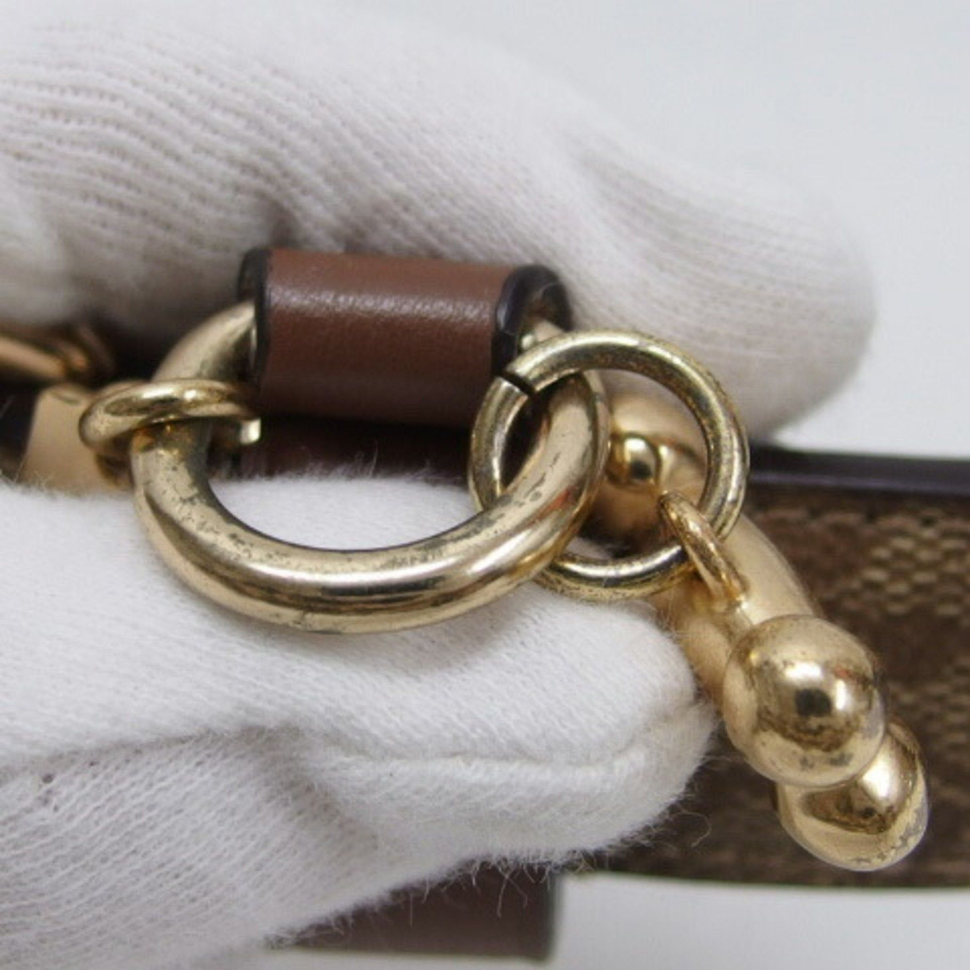 Coach Coach Signature Pet Choker Beige x Brown Size ONE SIZE - 10 Thumbnail