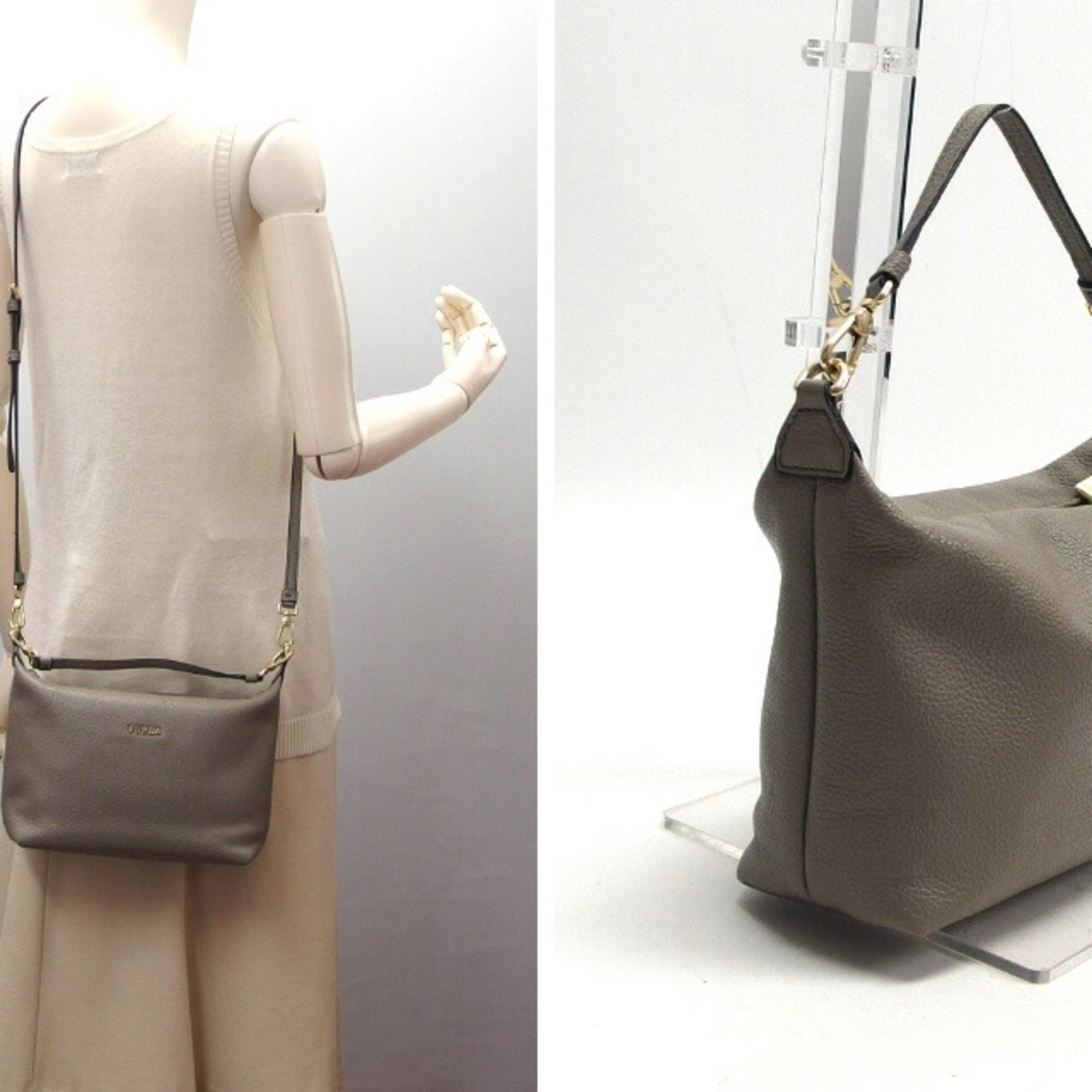 Furla Furla Sophie mini shoulder bag, grey Size ONE SIZE - 3 Thumbnail
