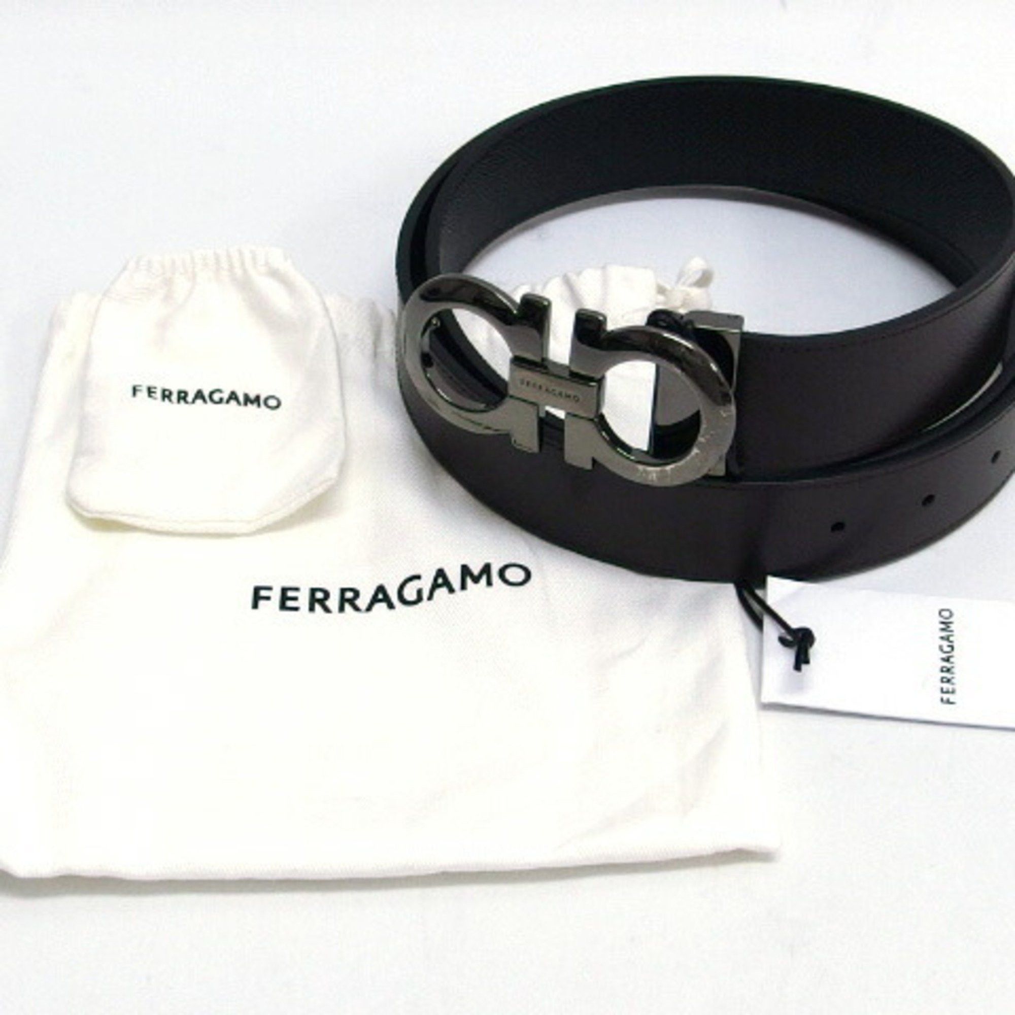 Salvatore Ferragamo Salvatore Ferragamo reversible belt with double Gancini buckle Size ONE SIZE - 3 Thumbnail