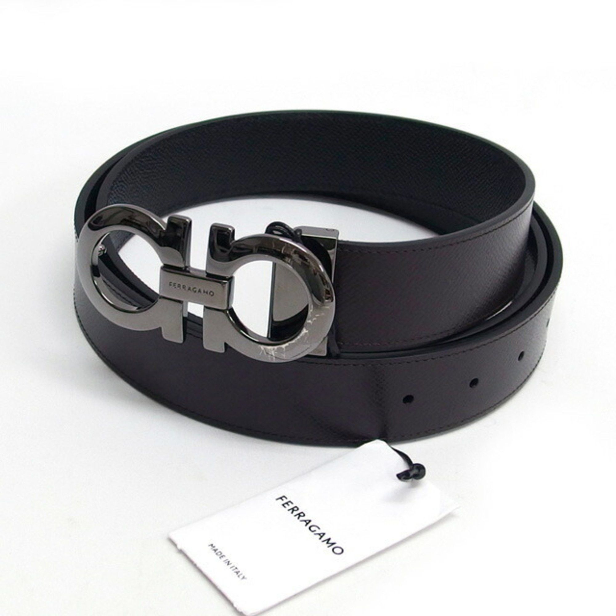 Salvatore Ferragamo Salvatore Ferragamo reversible belt with double Gancini buckle Size ONE SIZE - 2 Thumbnail