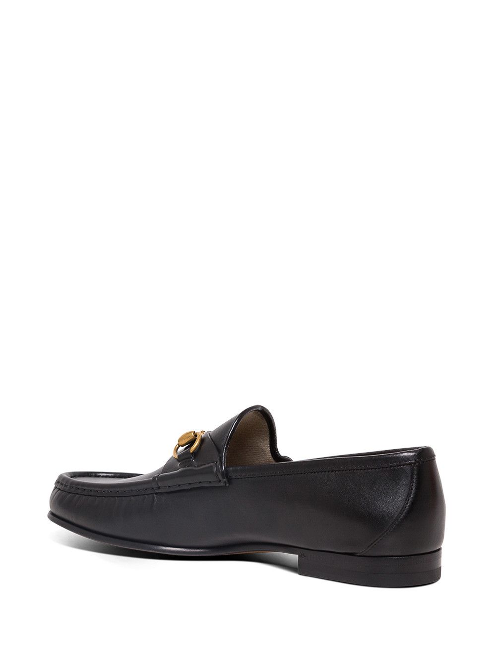 Gucci Black Loafers with Horsebit Detail in Leather for Men Size US 9 / EU 42 - 3 Thumbnail