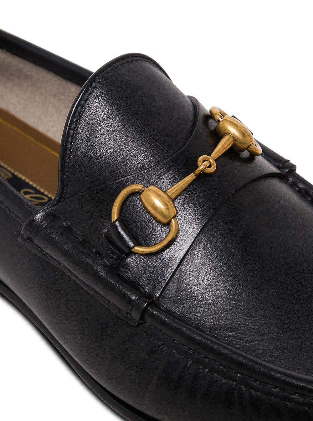Gucci Black Loafers with Horsebit Detail in Leather for Men Size US 10 / EU 43 - 4 Thumbnail