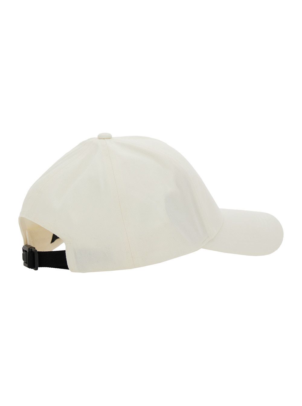 Moncler White Baseball Cap with Logo Patch on the Front in Cotton Man Size ONE SIZE - 2 Thumbnail