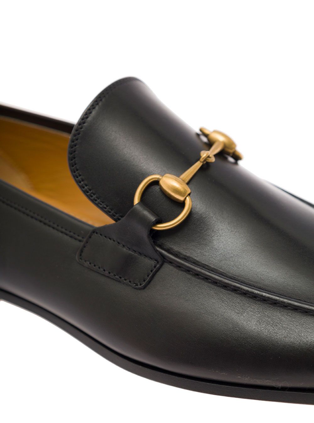 Gucci Black Loafers 'Jordaan' with Horsebit Detail in Leather for Men Size US 12 / EU 45 - 4 Thumbnail