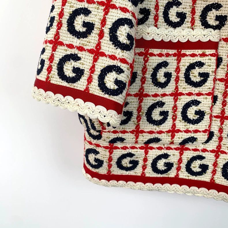 Gucci Colorful Logo Cotton Jacket-dmc