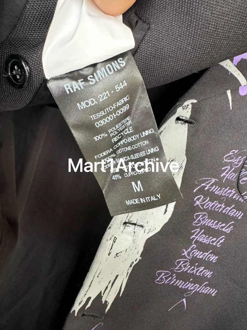 Raf Simons Stylish RAF SIMONS Graphic Suit Jacket-dmc Size US M / EU 48-50 / 2 - 8 Thumbnail